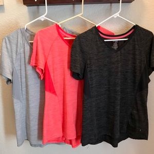 THREE Danskin active wear tops